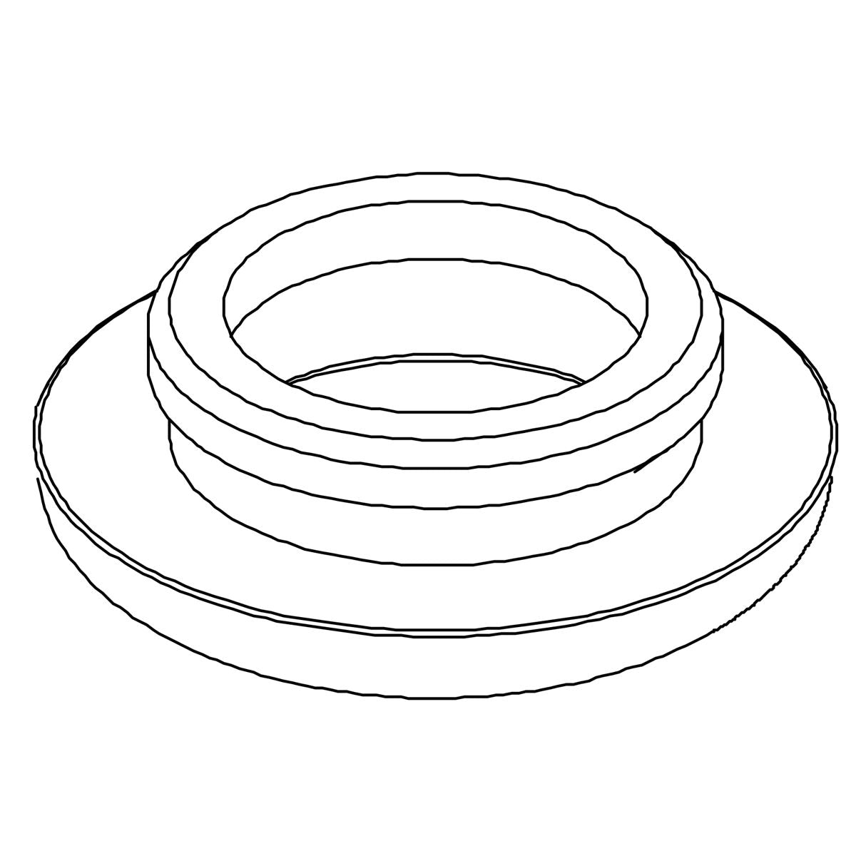 KOHLER Escutcheon, Bath Handle - Brushed Chrome, K-1010162-G