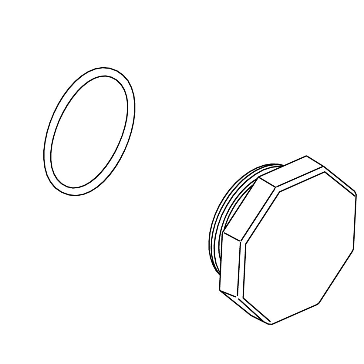 KOHLER Plug Button Kit - Vibrant Brushed Nickel, K-1038229-BN