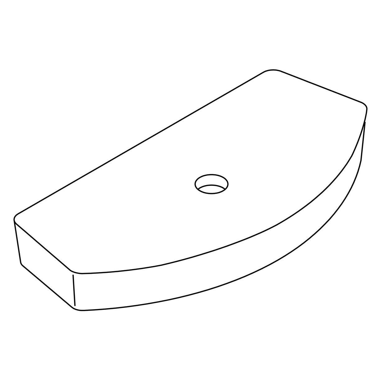 KOHLER Toilet Tank Cover - Biscuit, K-1052066-96