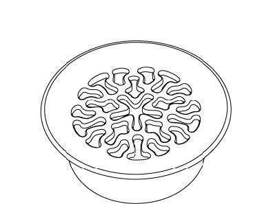 KOHLER Trim Ring, Grid Drain - Vibrant Polished Nickel, K-1065325-SN