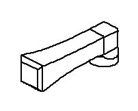 KOHLER Handle, Bath Lever - Vibrant Brushed Bronze, K-1081872-BV