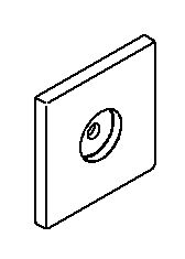 KOHLER Escutcheon - Vibrant Polished Nickel, K-1109083-SN