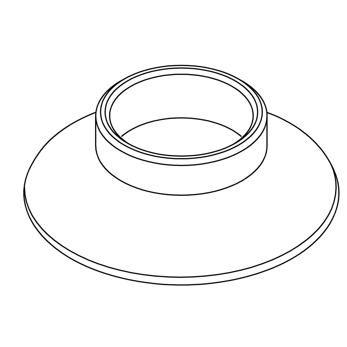 KOHLER Escutcheon - Polished Chrome, K-1140241-CP