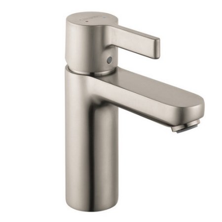 HANSGROHE 31060821 Brushed Nickel Metris S Modern Single Hole Bathroom Faucet 1.2 GPM
