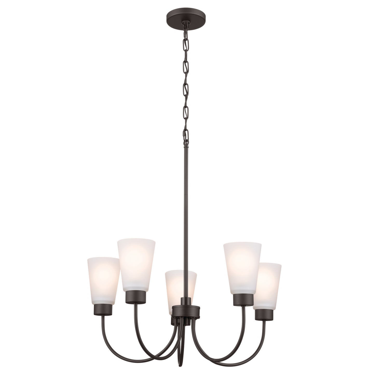 KICHLER 52443OZ Erma Five Light Chandelier Olde Bronze
