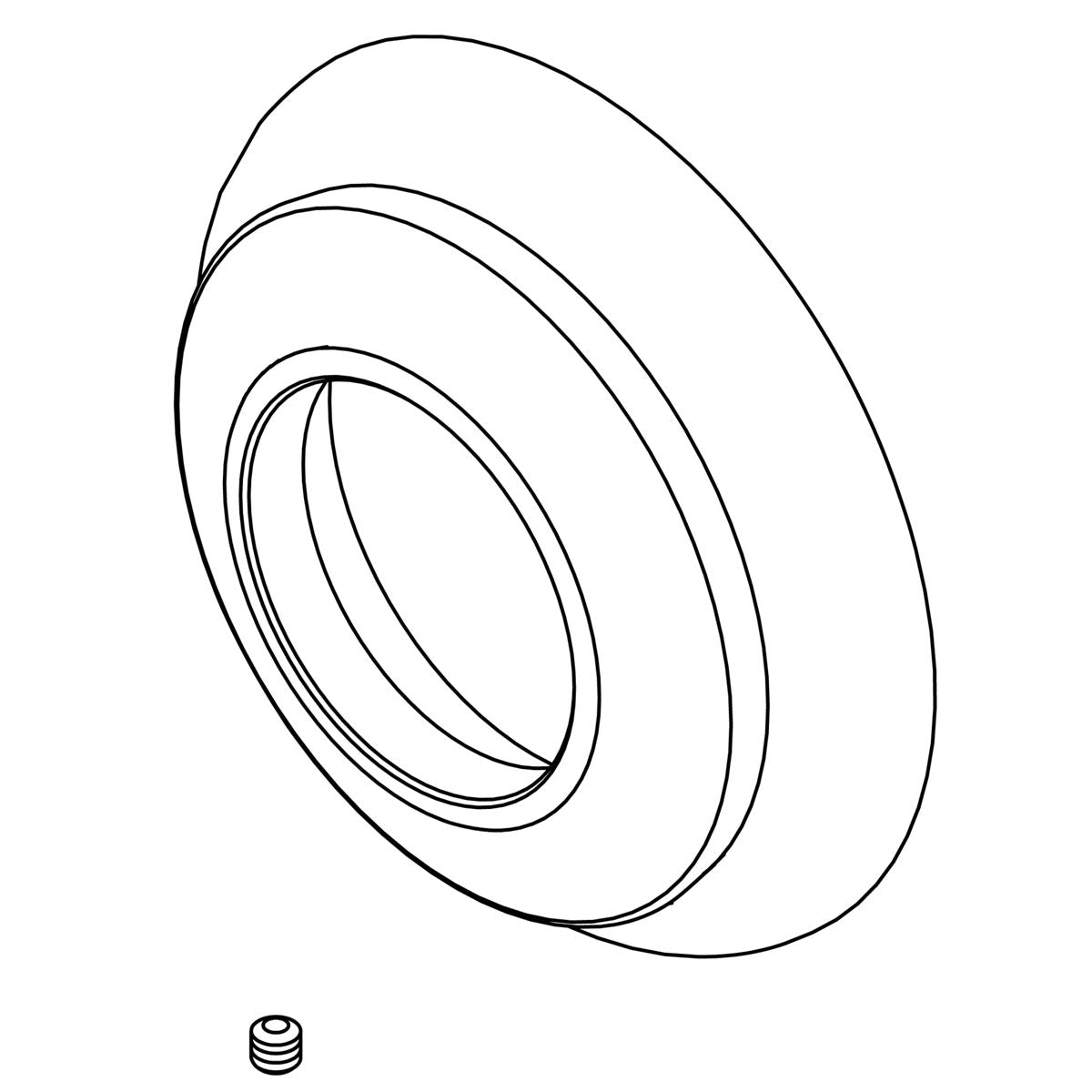 KOHLER Escutcheon Kit - Oil-Rubbed Bronze, K-1220341-2BZ