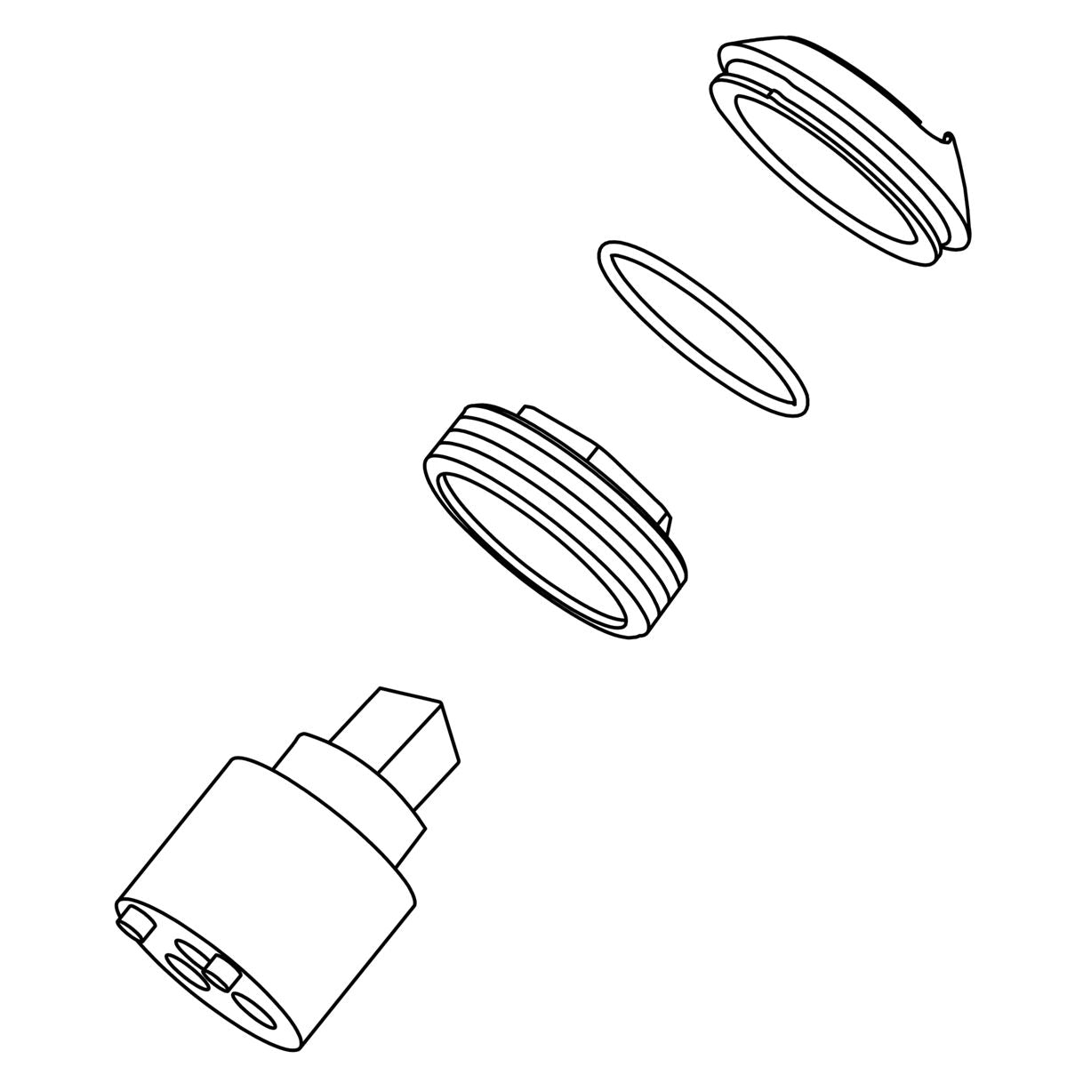 KOHLER Valve Kit - Vibrant Stainless, K-1222879-VS