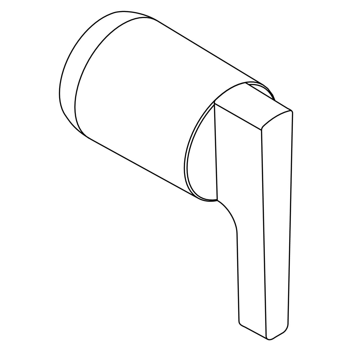 KOHLER Assembly, Handle - Vibrant Brushed Moderne Brass, K-1225390-2MB