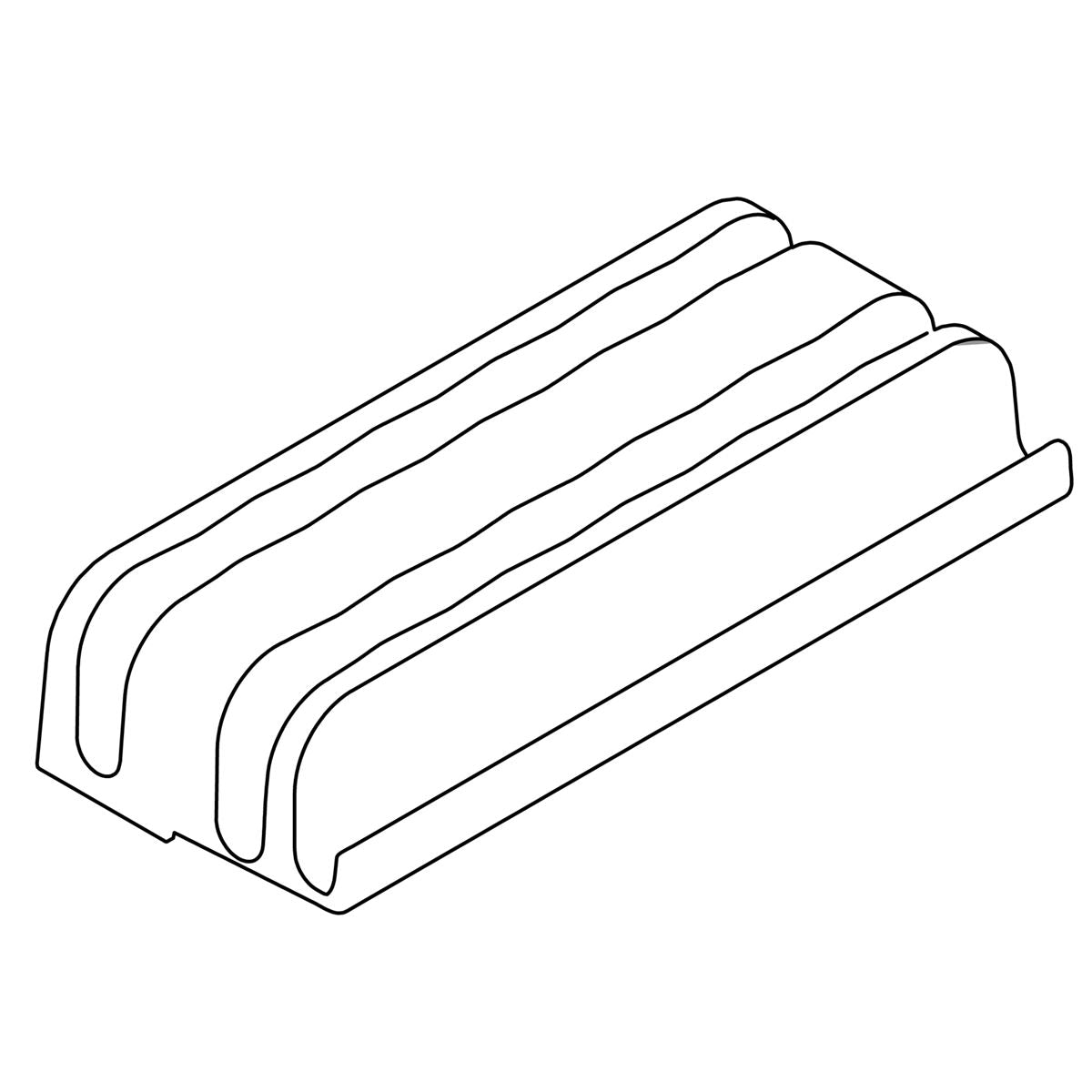 KOHLER Center Guide, 1/4" (Black), K-1241031-02