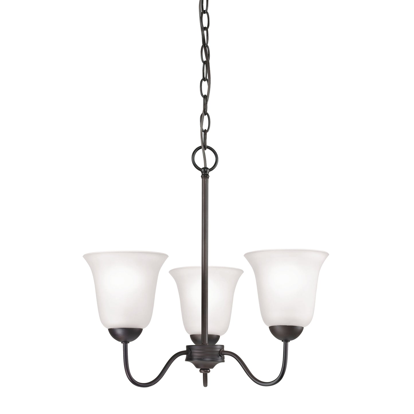 THOMAS 1253CH/10 Conway 19'' Wide 3-Light Chandelier - Oil Rubbed Bronze