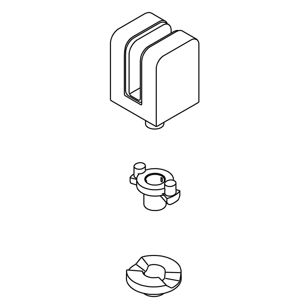 KOHLER Service Kit, 5/16" Bottom Pivot - Anodized Dark Bronze, K-1257939-ABZ