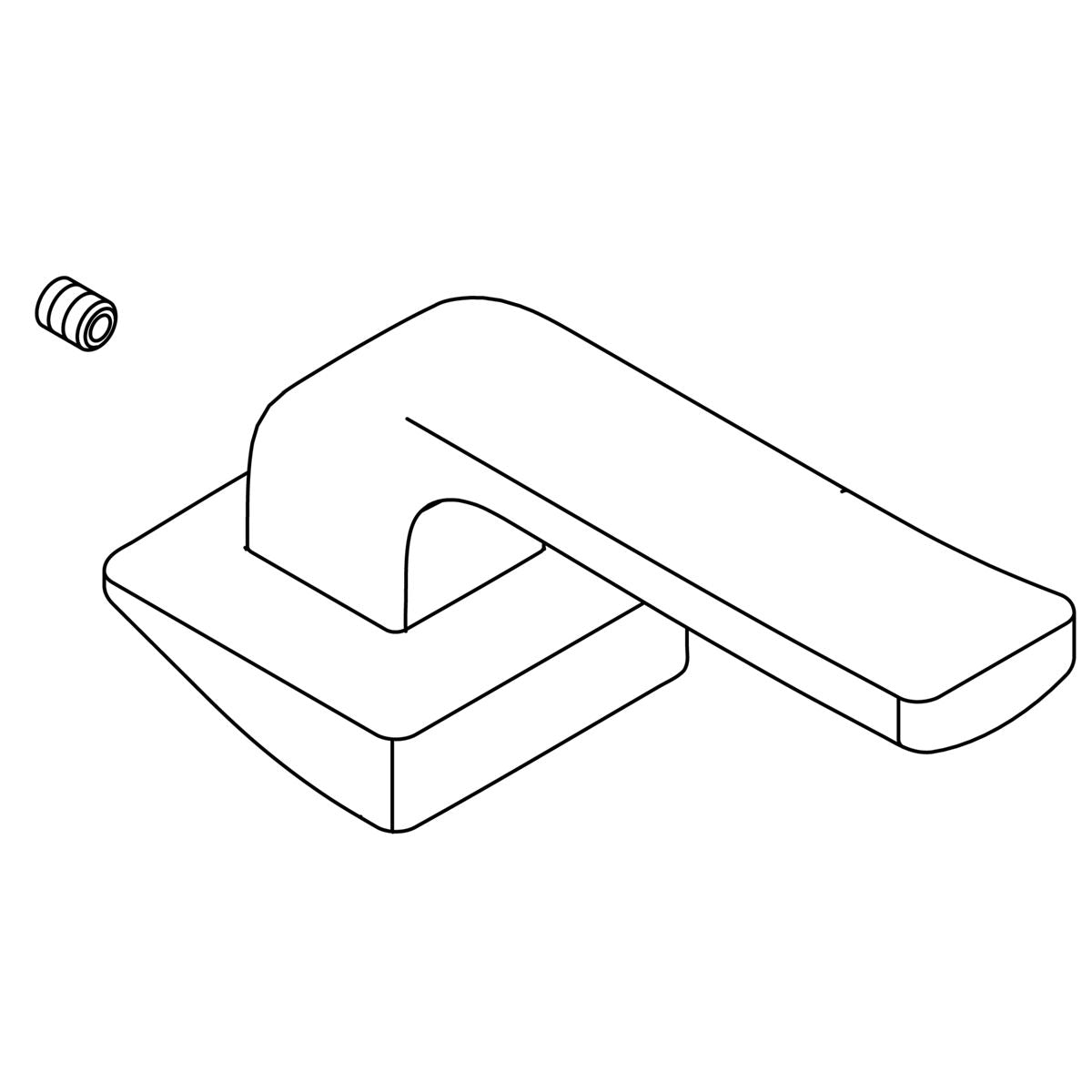 KOHLER Handle Assembly, Service - Vibrant Brushed Nickel, K-1278646-BN