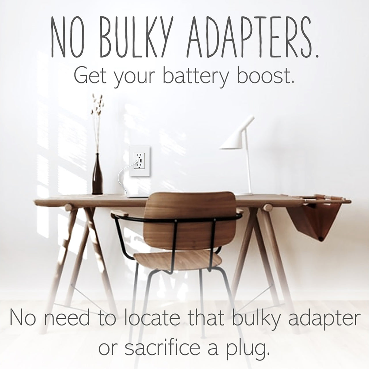 LEGRAND ARTRUSB153W4WP ADORNE Dual-USB Outlet with Gloss White Wall Plate, White