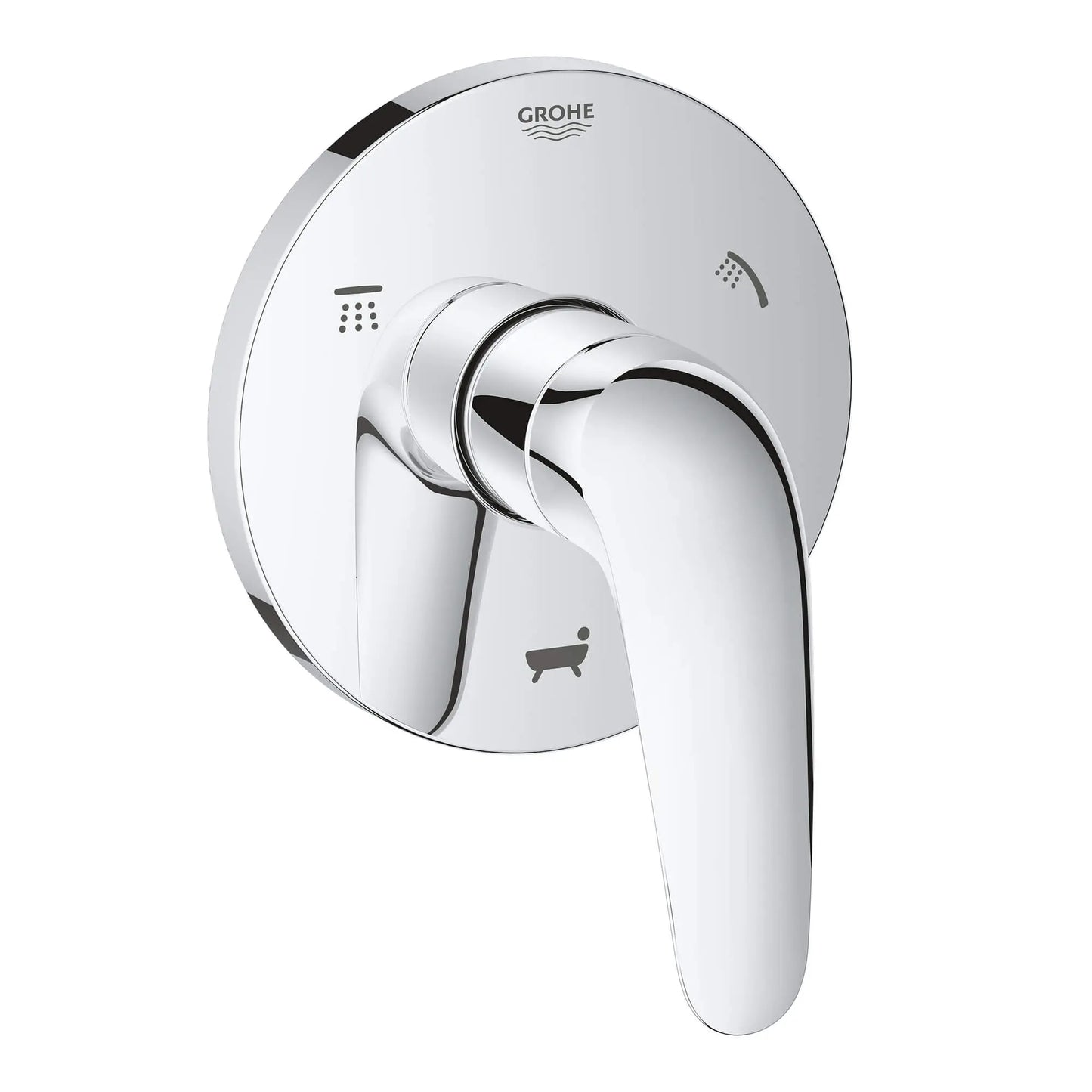 GROHE 19995003 Eurostyle 3-Way Diverter Trim - Chrome