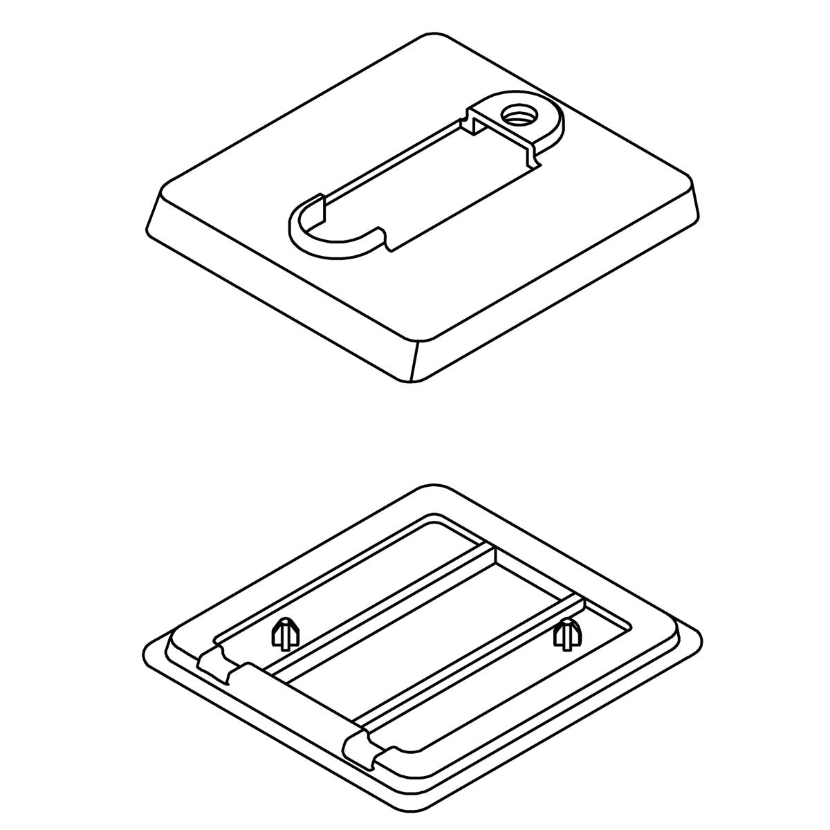 KOHLER Escutcheon, 1-Hole, Kit - Vibrant Brushed Nickel, K-1316184-BN