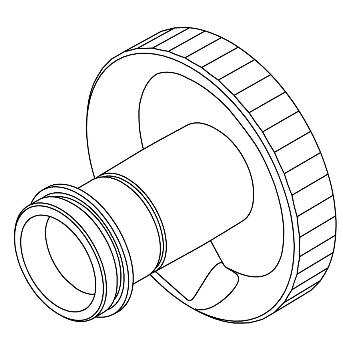 KOHLER Components Cold Handle Assembly - Vibrant Brushed Moderne Brass, K-1330683-2MB