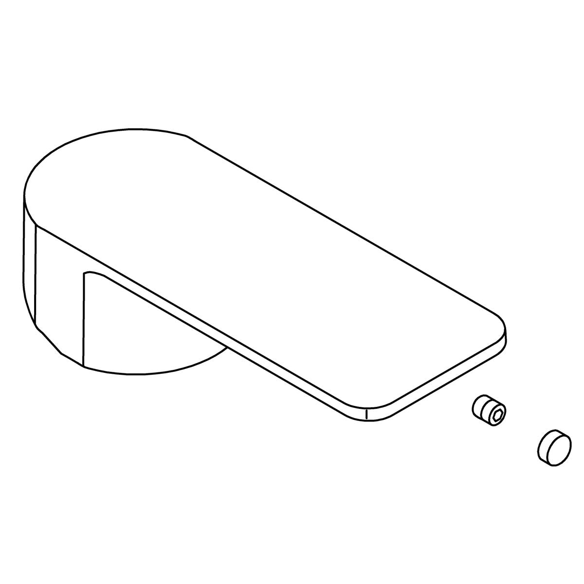 KOHLER Handle Kit - Polished Chrome, K-1350903-CP