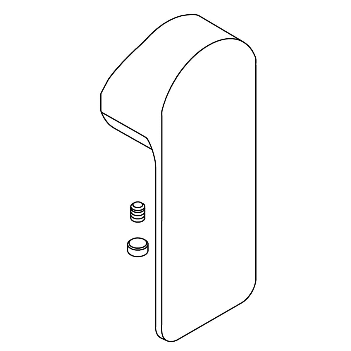 KOHLER HANDLE KIT - Vibrant Brushed Moderne Brass, K-1350906-2MB