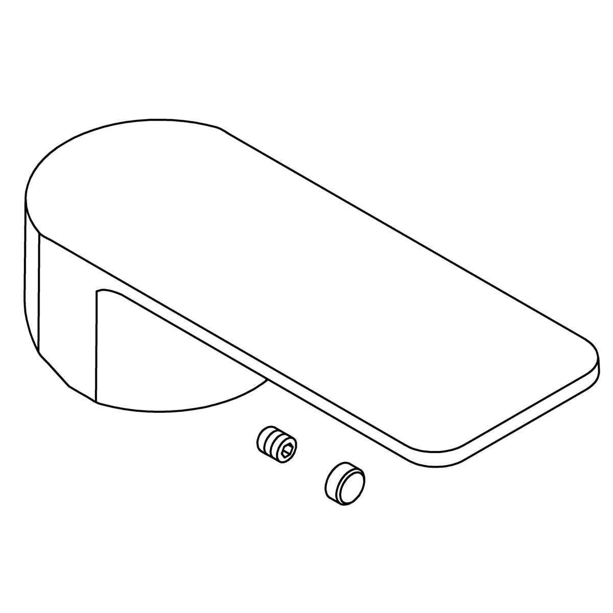 KOHLER Handle Kit - Polished Chrome, K-1373015-CP