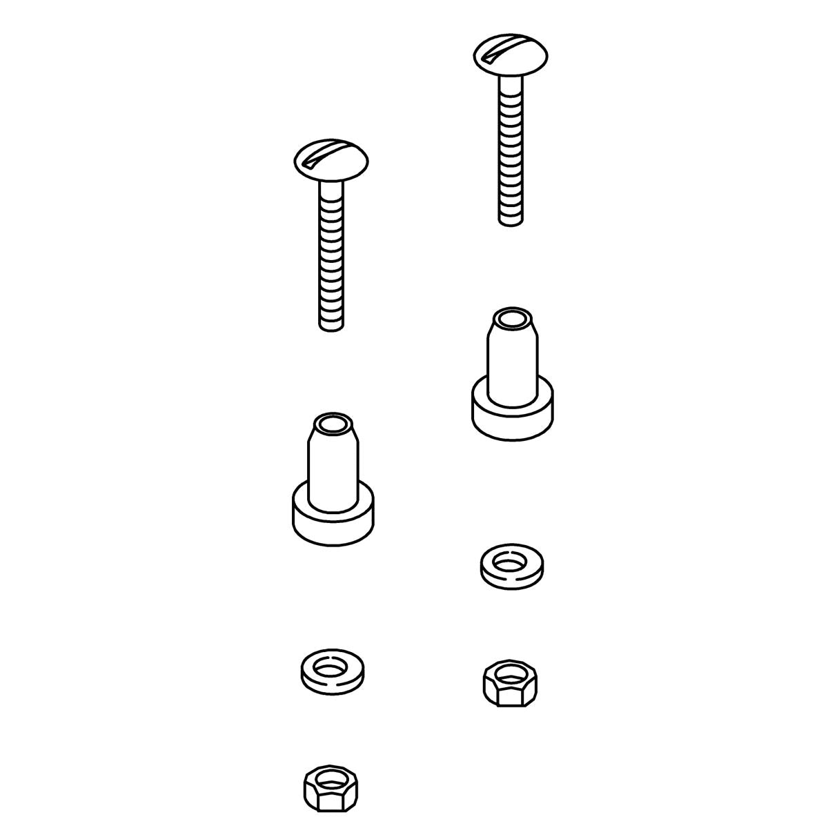 KOHLER K-1433803 Grommet, 2 Bolts Service Kit