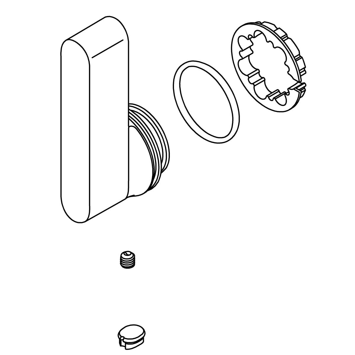 KOHLER Service Kit, Handle - Vibrant Brushed Nickel, K-1458708-BN