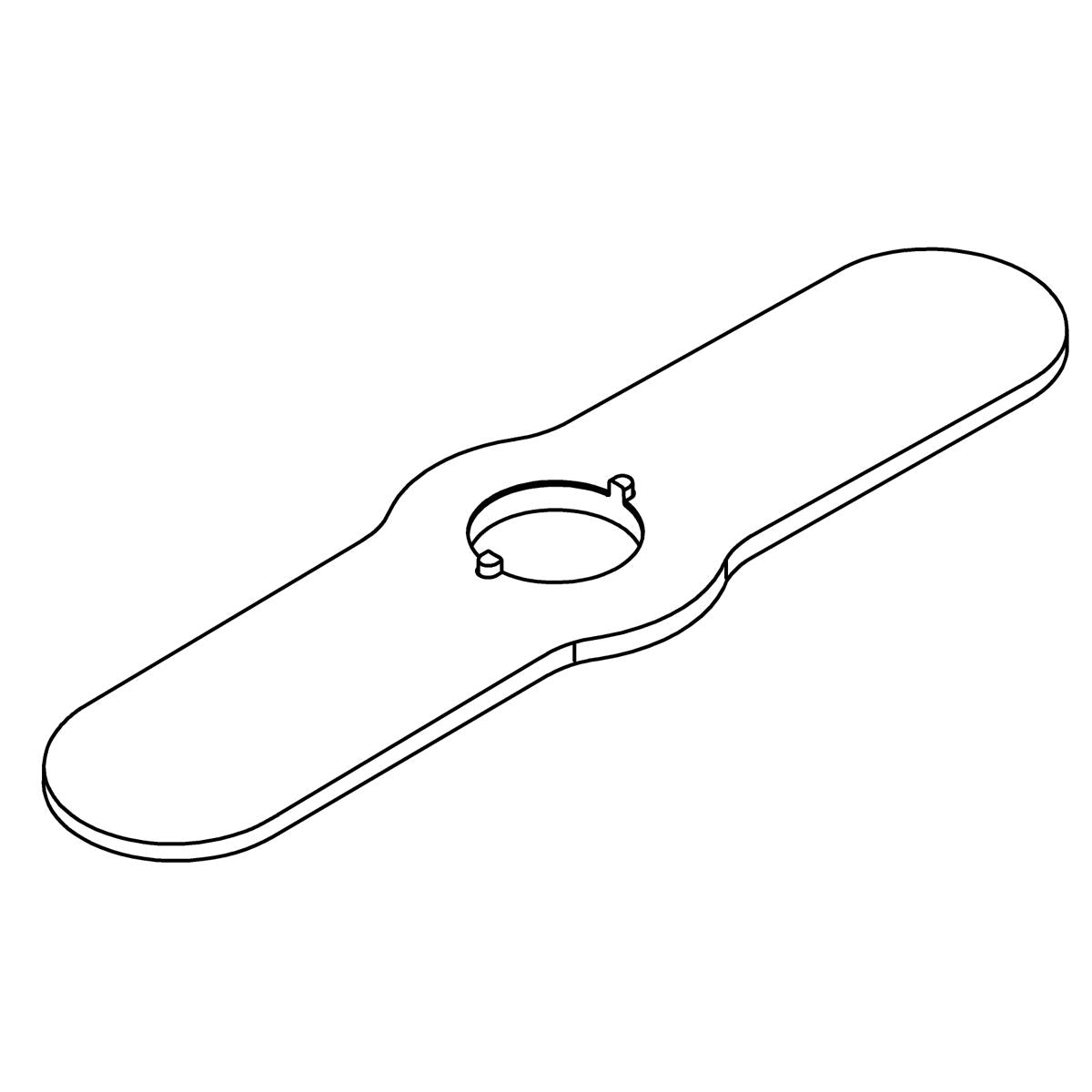 KOHLER Kit, Escutcheon - Vibrant Brushed Moderne Brass, K-1469680-2MB