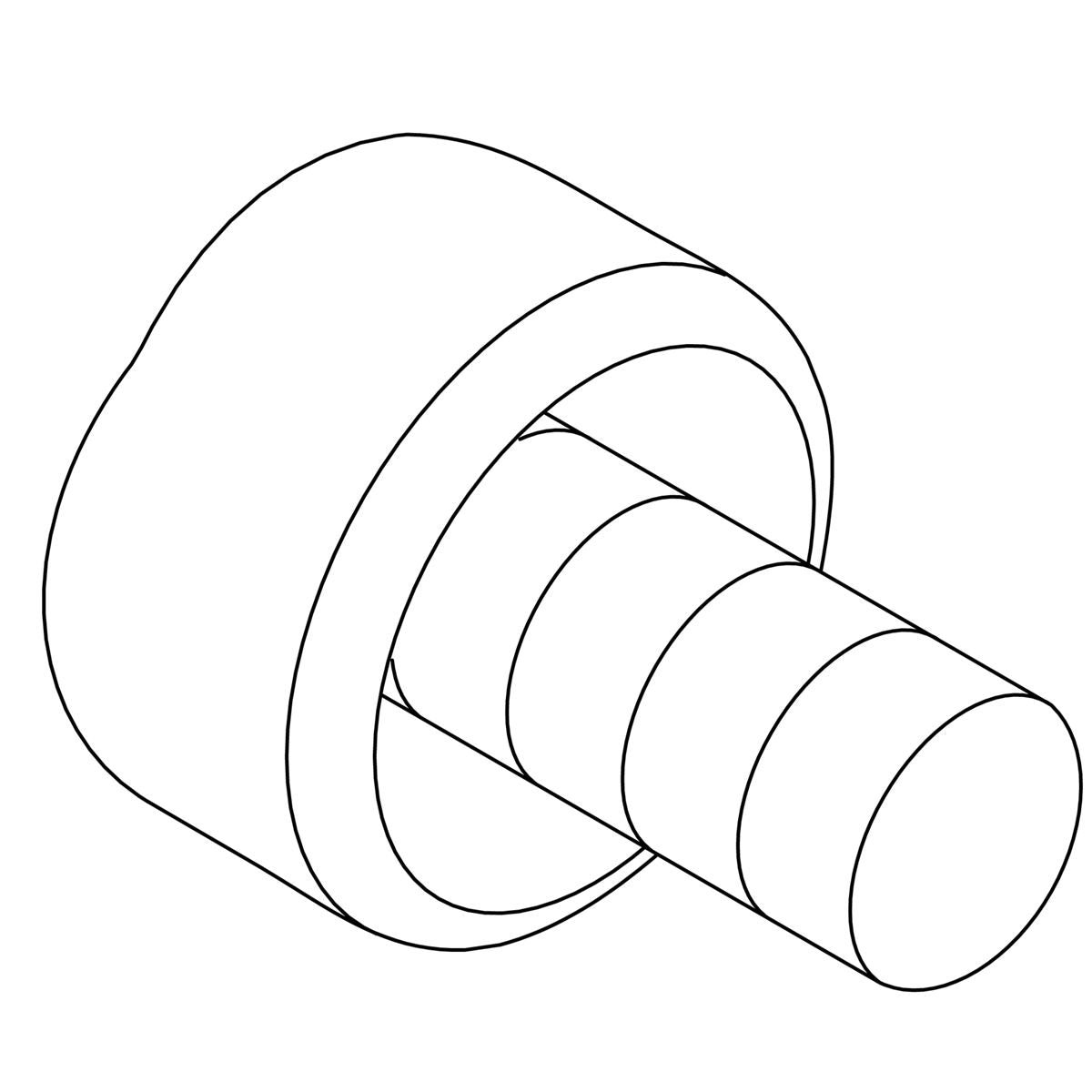 KOHLER 5/32"-32 X 8.875MM Thumb Screw - Polished Chrome, K-1480877-CPL