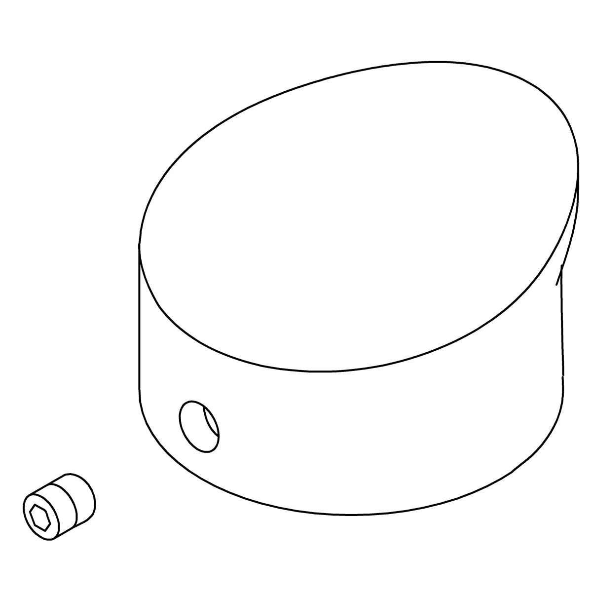 KOHLER Kit, Service, Handle - Vibrant Brushed Moderne Brass, K-1490315-2MB