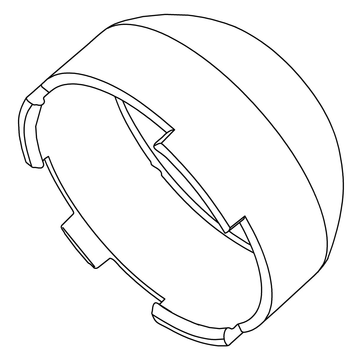 KOHLER Dome - Vibrant Brushed Moderne Brass, K-1496105-2MB