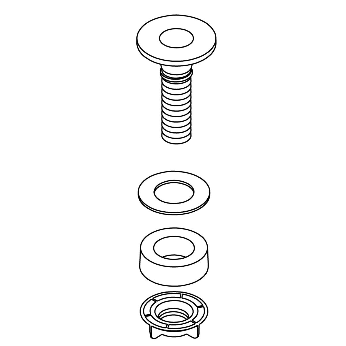 KOHLER Side Spray Holder Kit - Matte Black, K-1549799-BL