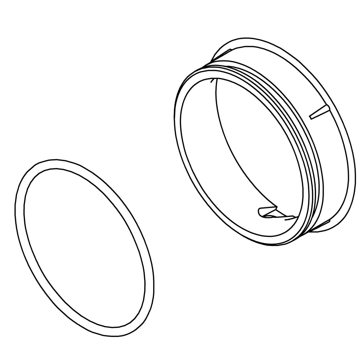 KOHLER Bonnet Kit - Vibrant Brushed Moderne Brass, K-1549801-2MB