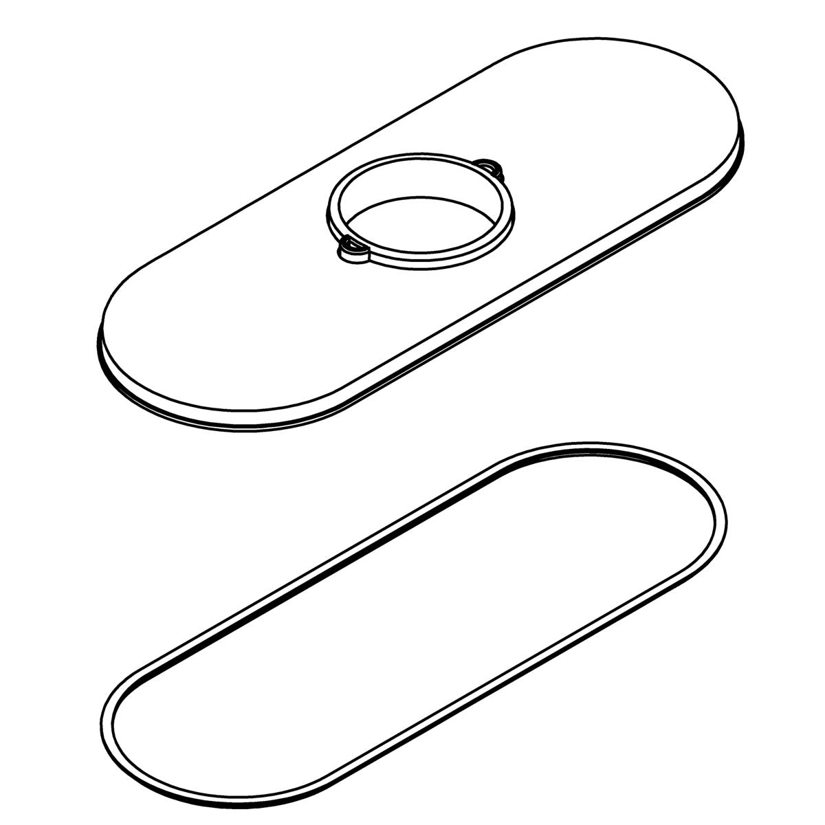 KOHLER Escutcheon Service Kit - Vibrant Brushed Nickel, K-1556015-BN