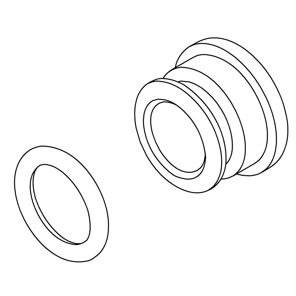 KOHLER Cap Kit - Matte Black, K-1562214-BL