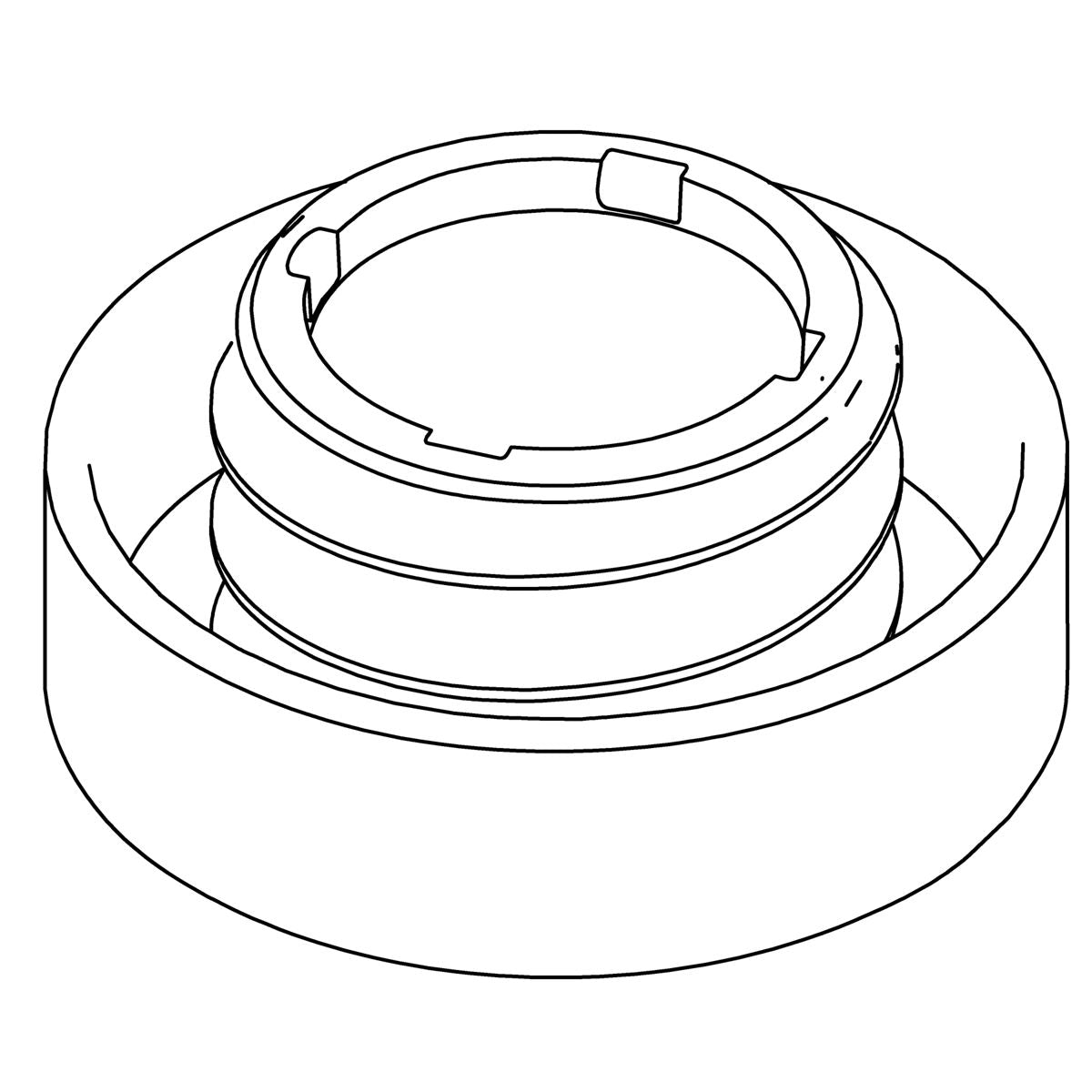 KOHLER Connector Kit - Vibrant Brushed Moderne Brass, K-1602198-2MB