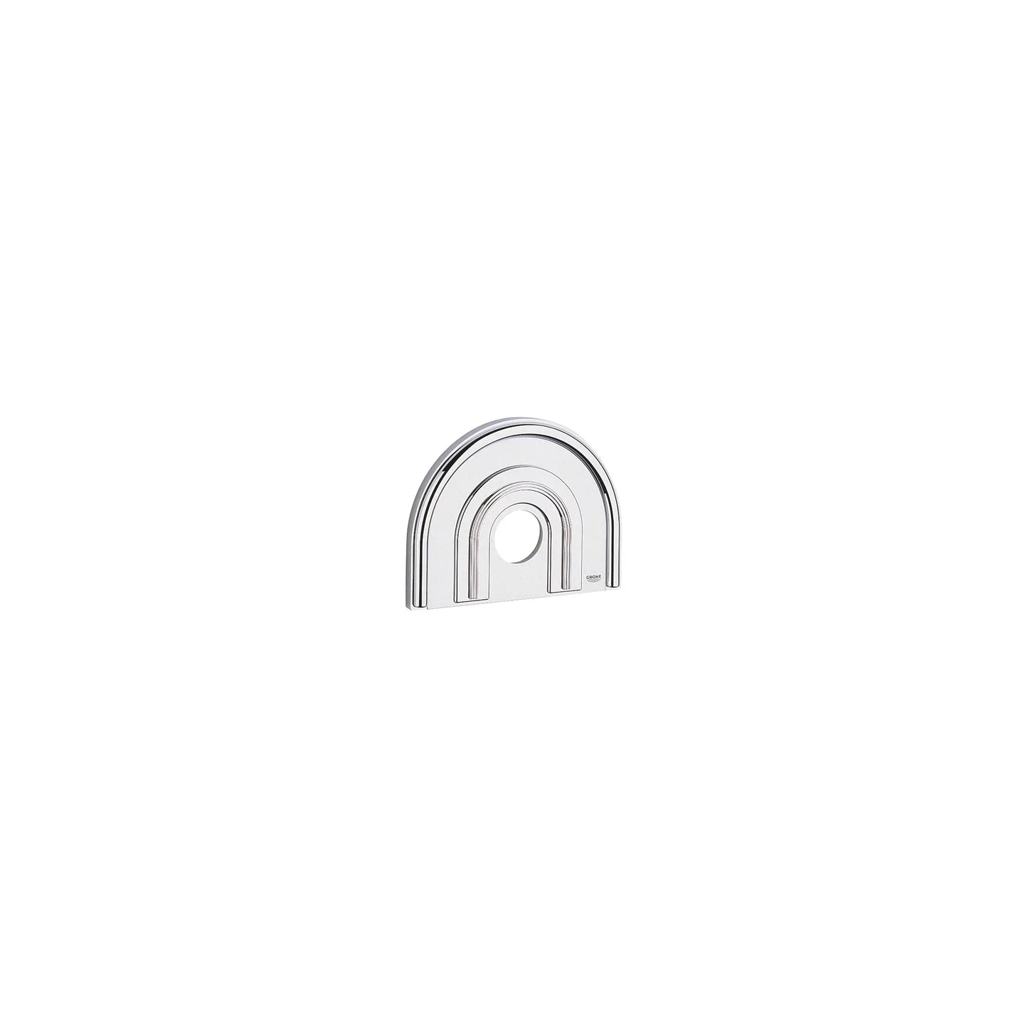 GROHE 47459IP0 Escutcheon (7"X 9-1/4") - Chrome/Matte Chrome