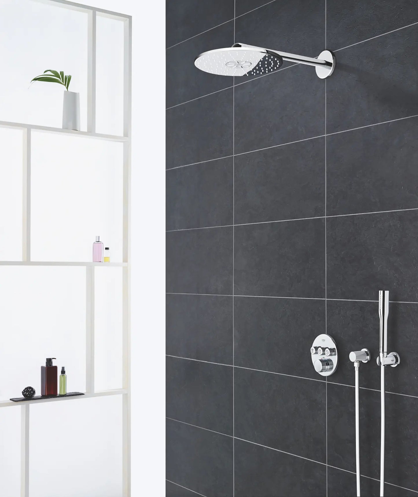 GROHE 27400000 Euphoria Stick Hand Shower - 1 Spray, 2.5 gpm - Chrome
