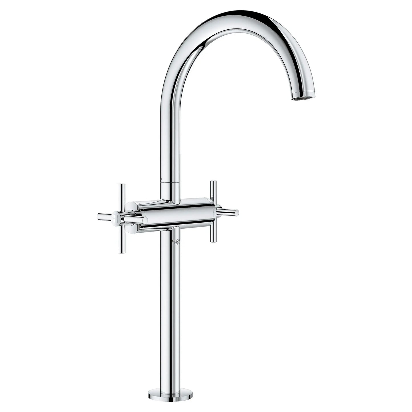 GROHE 21046003 Atrio New Single Hole Two-Handle Deck Mount Vessel Sink Faucet 1.2 GPM - Chrome