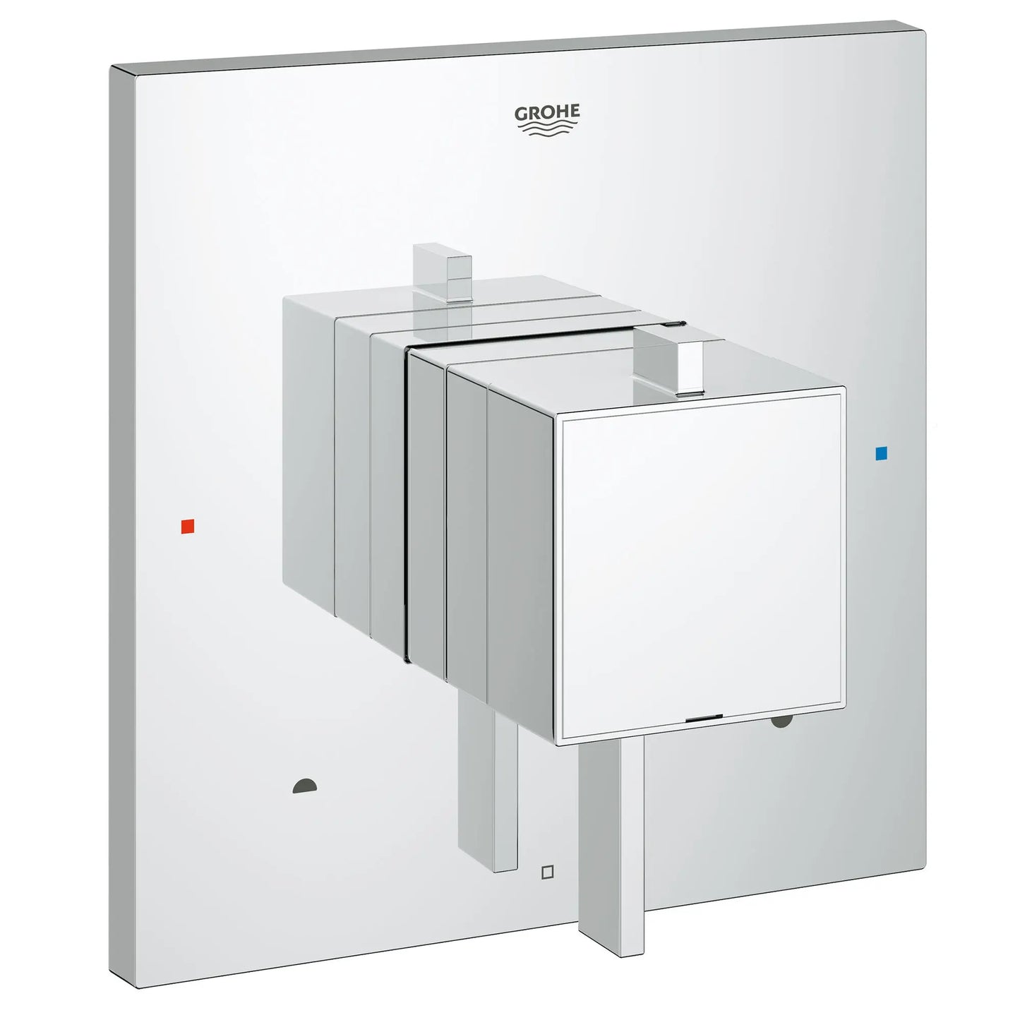 GROHE 19925000 Eurocube Dual Function Pressure Balance Trim - Chrome