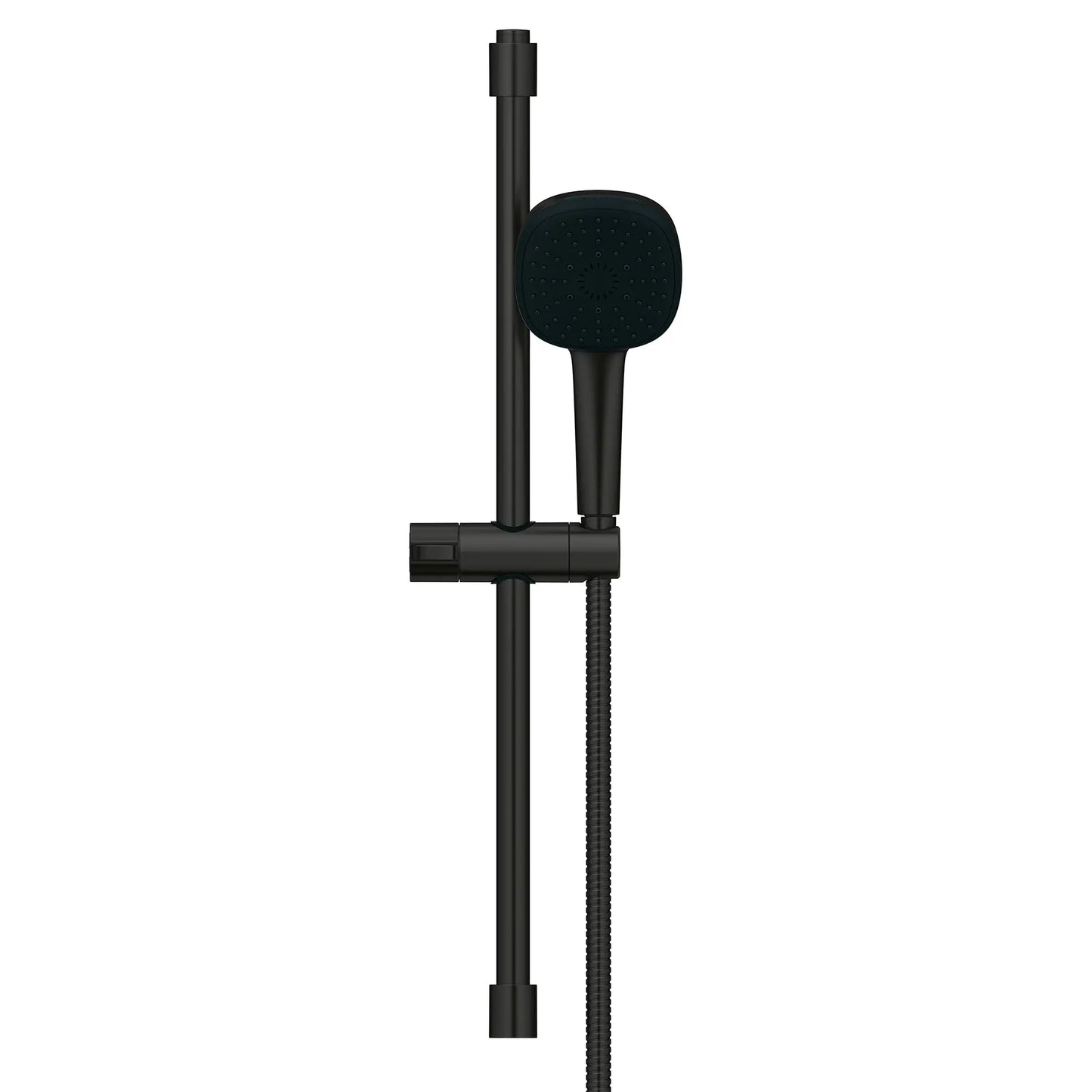 GROHE 269062432 Tempesta Square 110 24" Shower Rail Set, 3-Spray, 1.75 Gpm - Matte Black