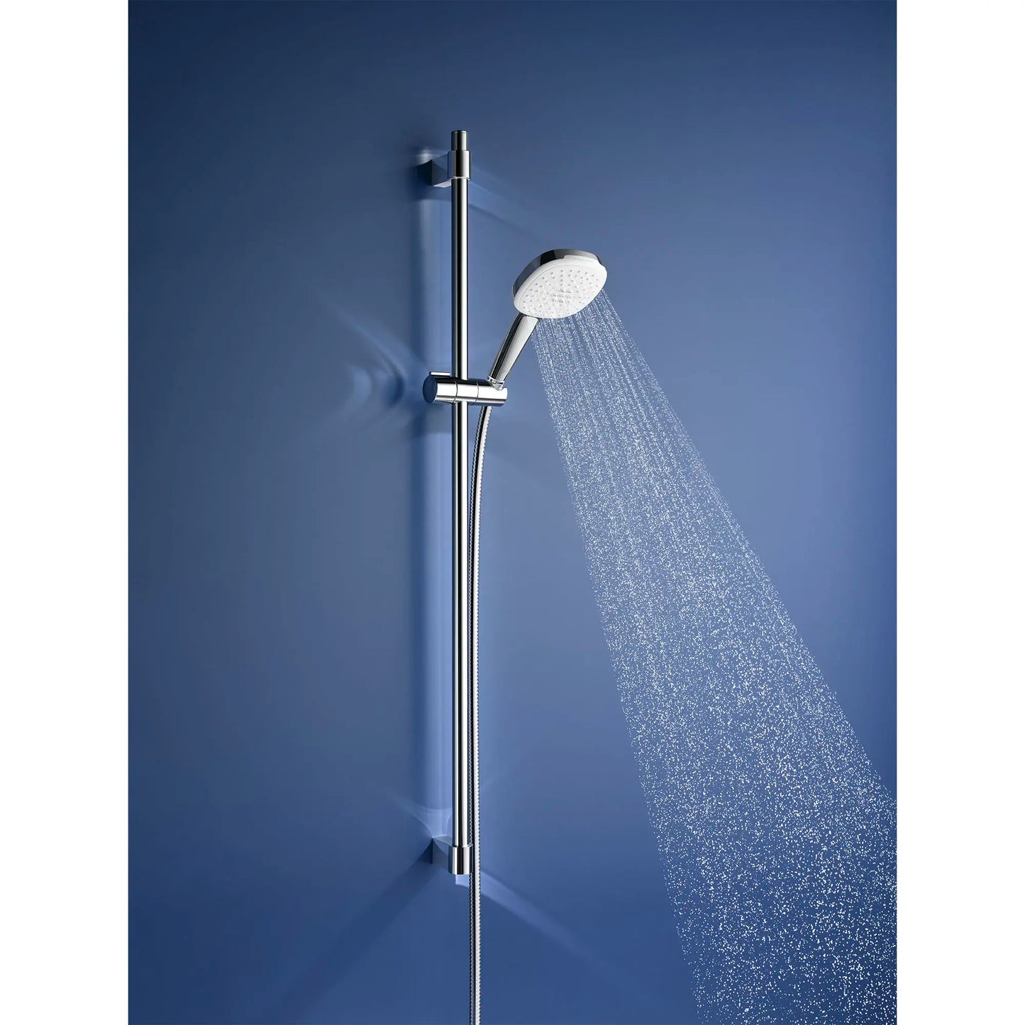 GROHE 26783002 Tempesta Square 110 24" Shower Rail Set, 2-Spray, 1.5 Gpm - Chrome