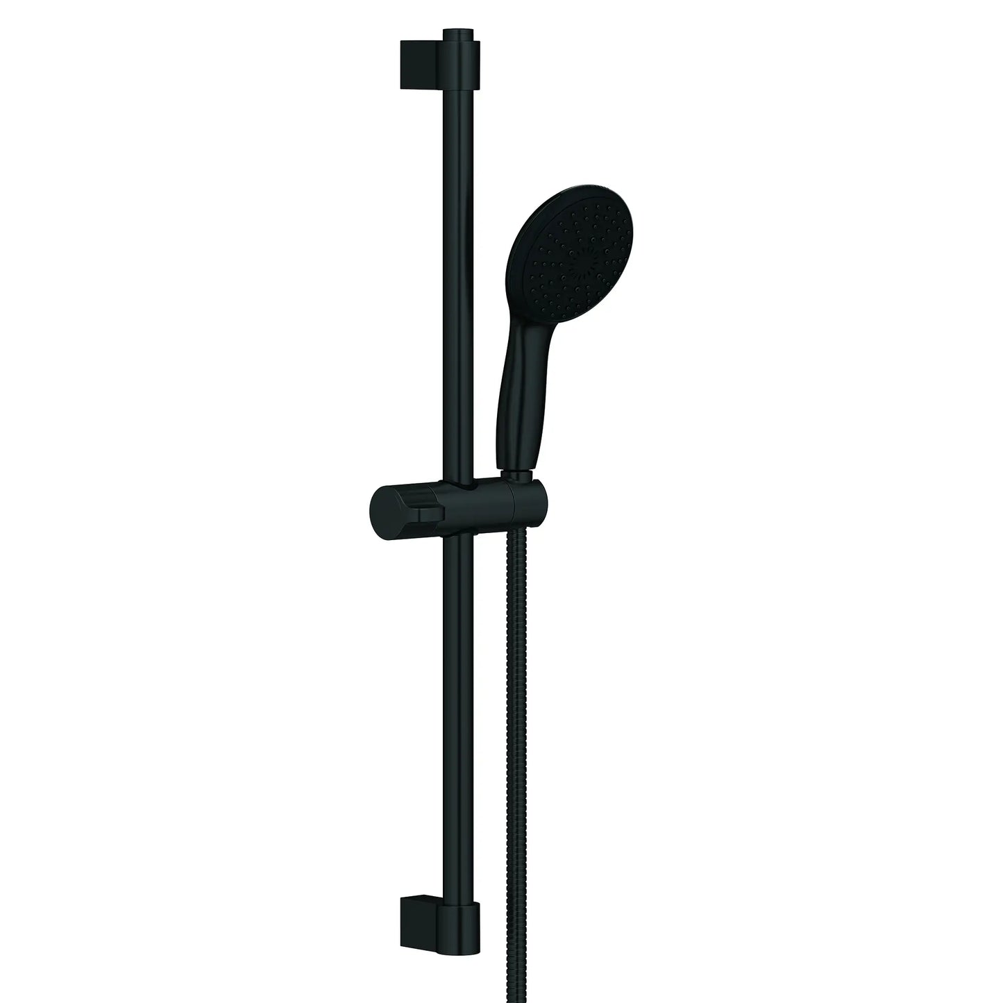 GROHE 267612432 Tempesta Round 110 24" Shower Rail Set, 3-Spray, 1.75 GPM - Matte Black