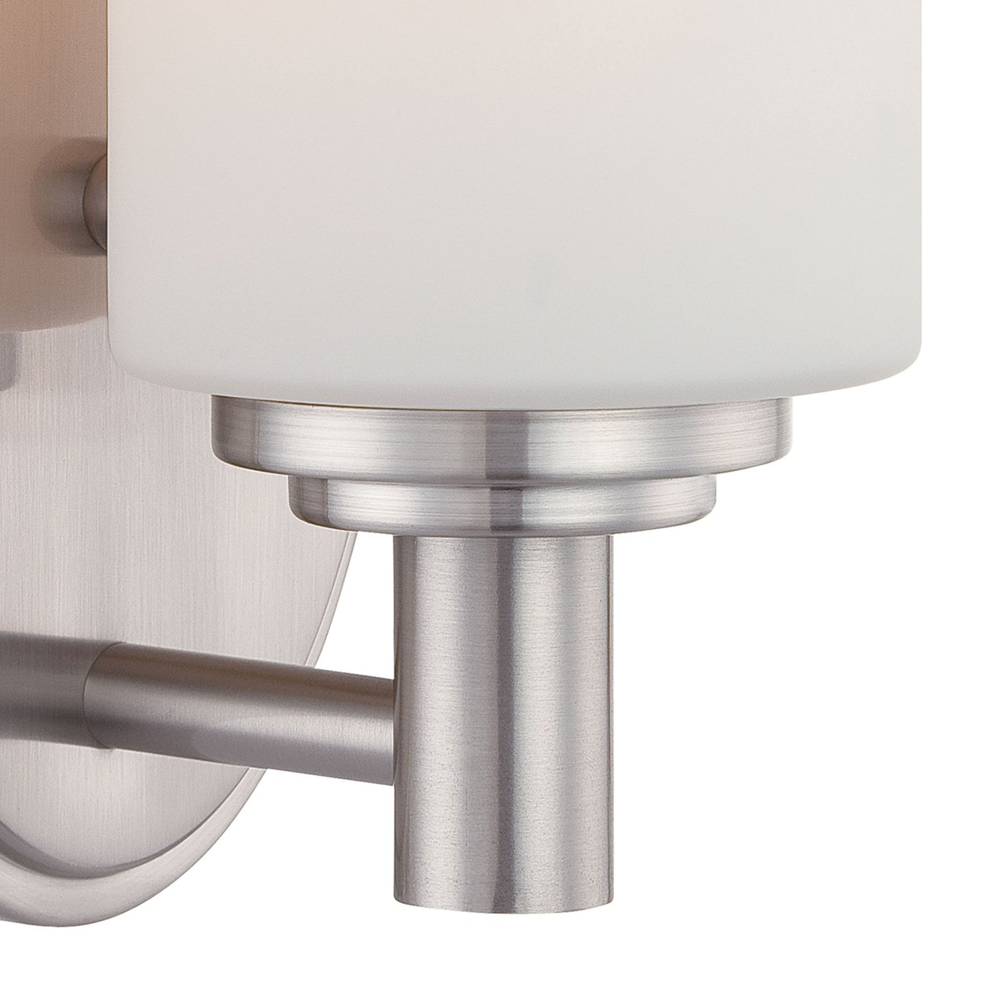 THOMAS 190023217 Pittman 9'' High 1-Light Sconce - Brushed Nickel