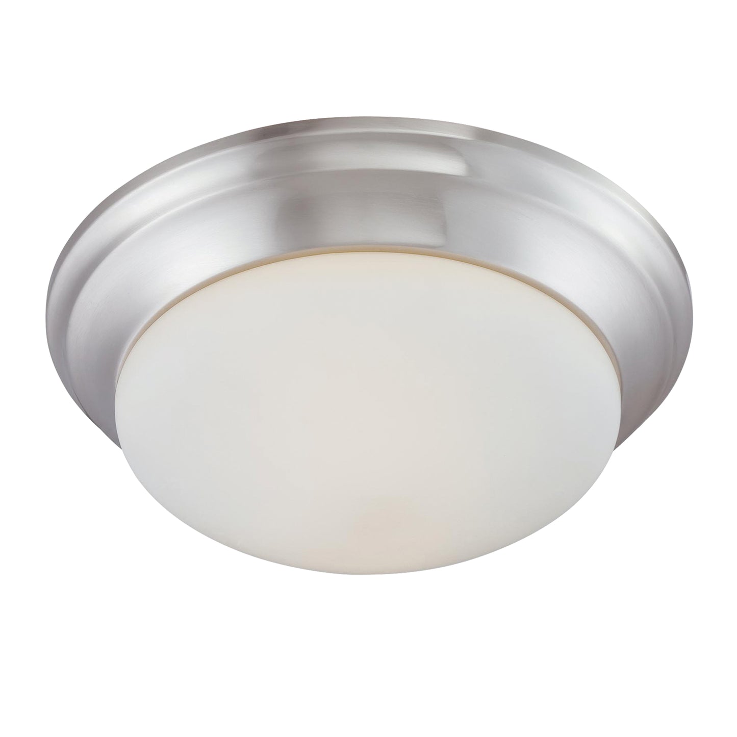 THOMAS 190033217 Ceiling Essentials 15'' Wide 2-Light Flush Mount - Brushed Nickel