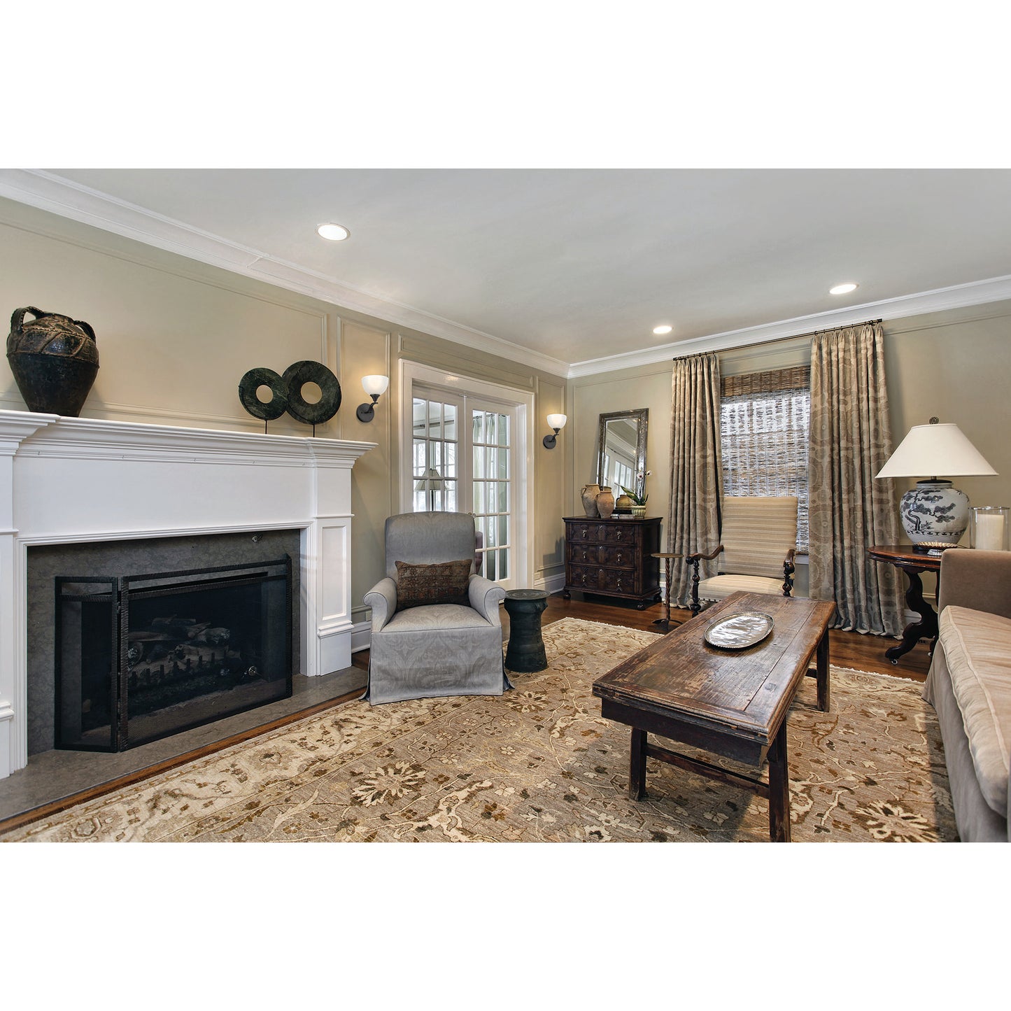 THOMAS 2101WS/10 Bristol Lane 1-Light Vanity Light in Oil Rubbed Bronze with White Glass