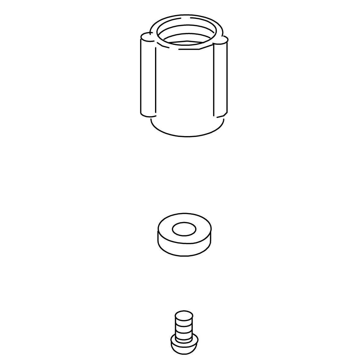 KOHLER K-22948 Plunger Sa, Ccw Close, Plastic