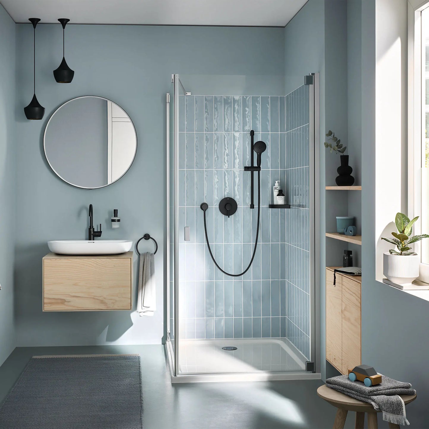 GROHE 266362431 Tempesta Wall Union - Matte Black