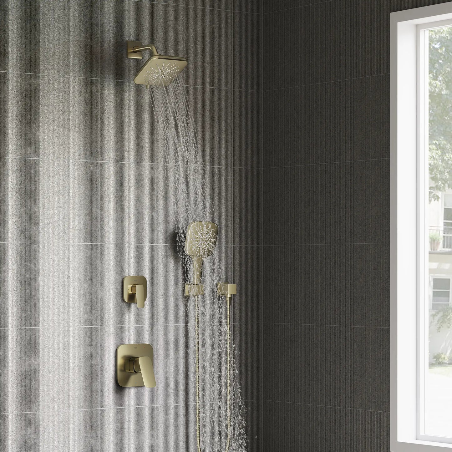 GROHE 101929EN00 Cubeo 2-Way Diverter Trim - Brushed Nickel