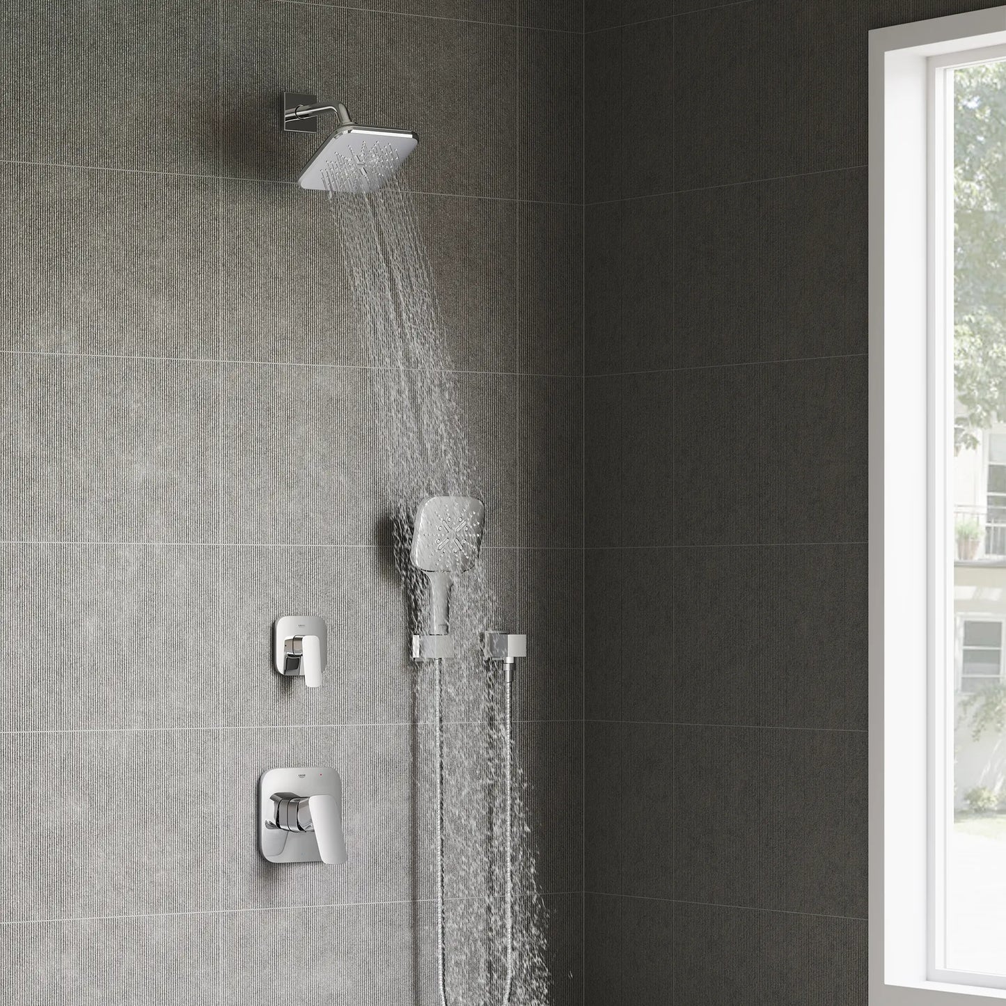 GROHE 1019290000 Cubeo 2-Way Diverter Trim - Chrome