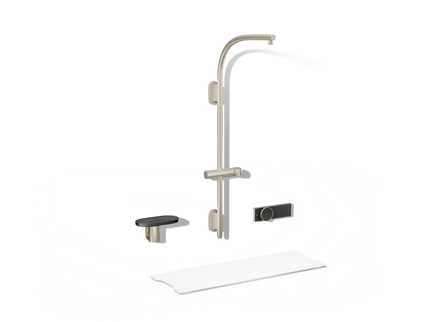 KOHLER K-33482-BN Anthem EvoCycle Hybrid smart shower system for rainhead and handshower - Vibrant Brushed Nickel