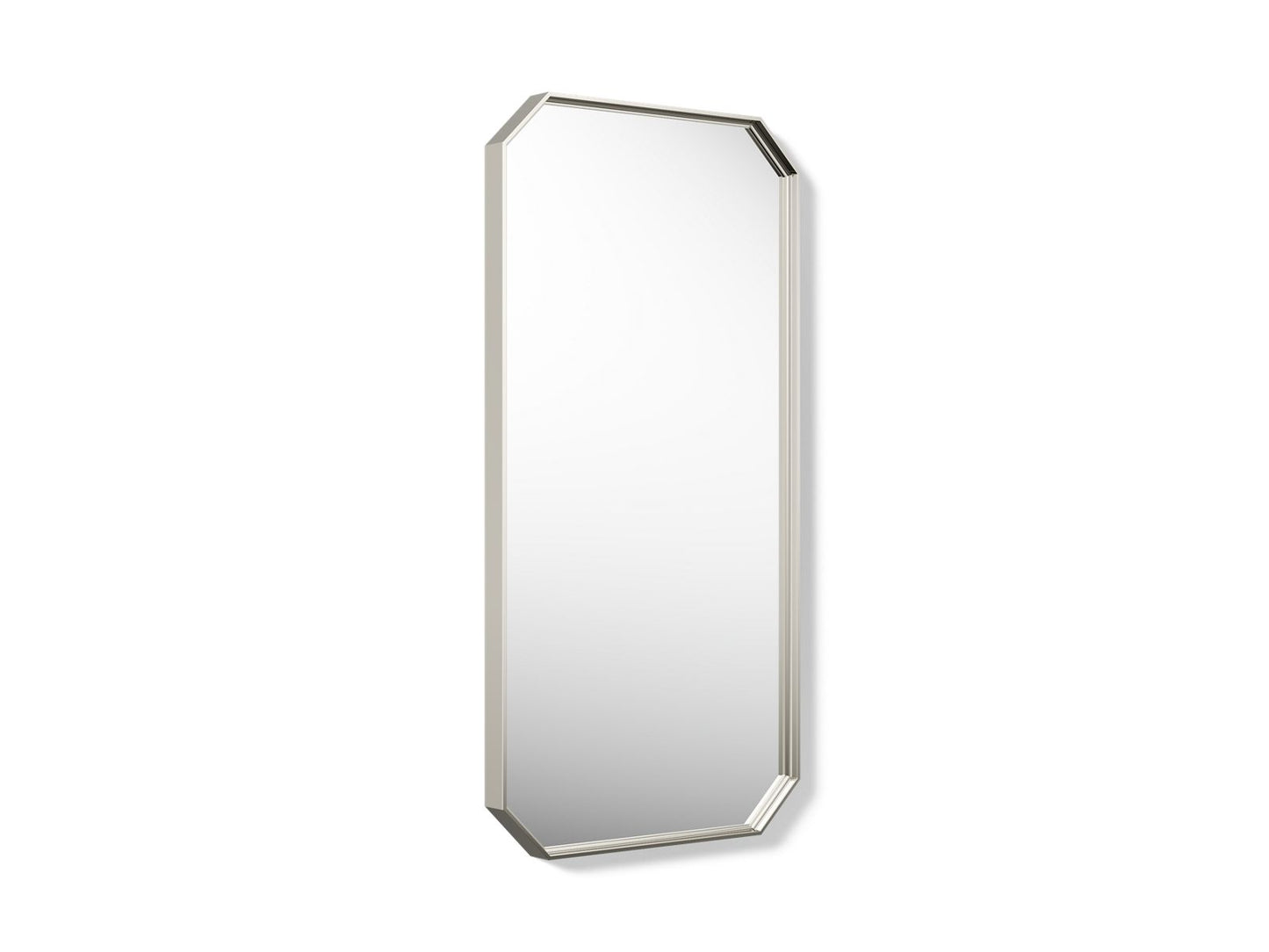 KOHLER K-39311-SN Claude by Studio McGee 18" x 36" rectangular framed mirror - Vibrant Polished Nickel